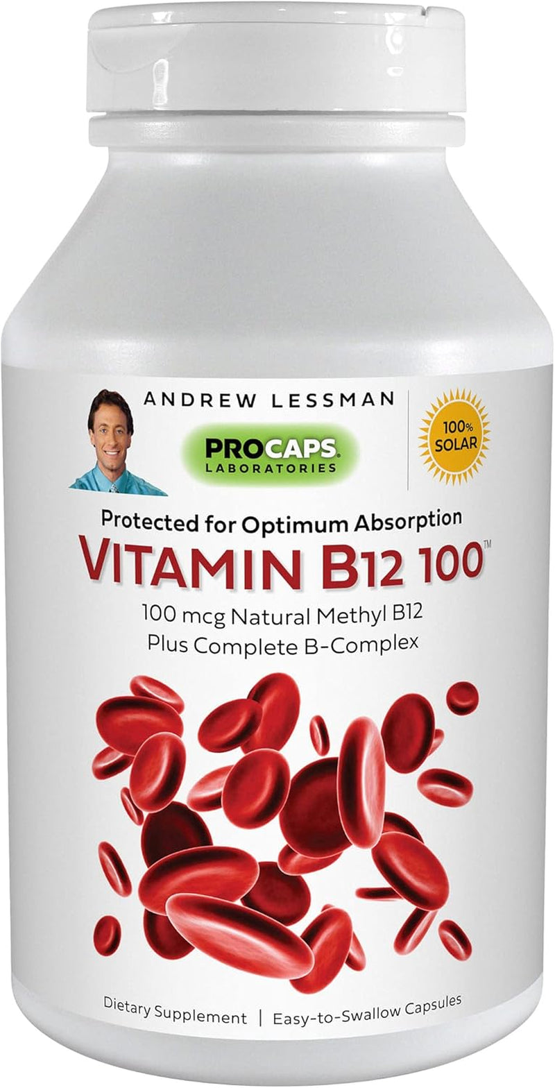 ANDREW LESSMAN Vitamin B12 100 360 Capsules AbsorptionProtected Met