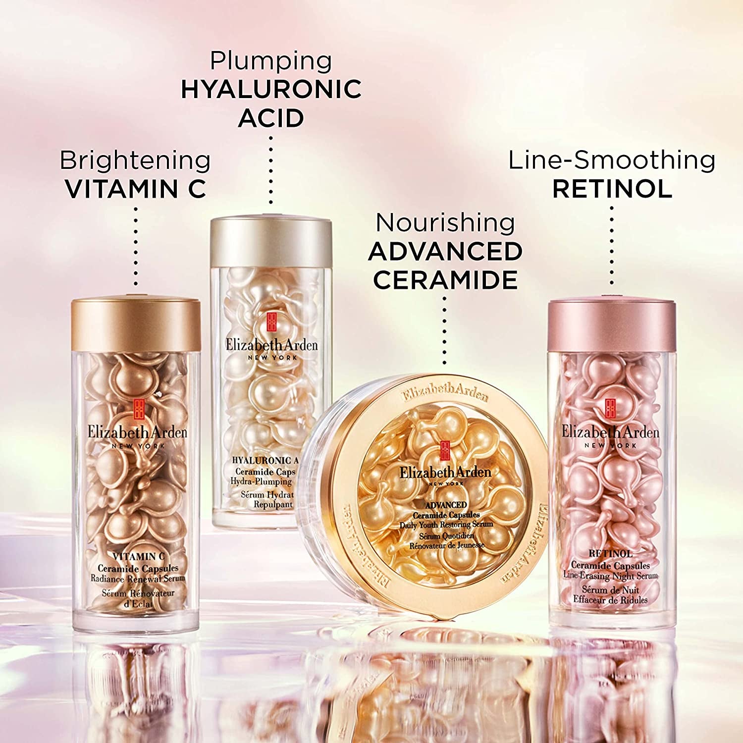 Elizabeth Arden Anti-Aging Ceramide Capsules Serum, Advanced Daily Youth Restoring Serum