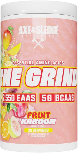 The Grind Essential Amino Acids, Branched Chain Amino Acids, 30 Servings (Fruit Kaboom)