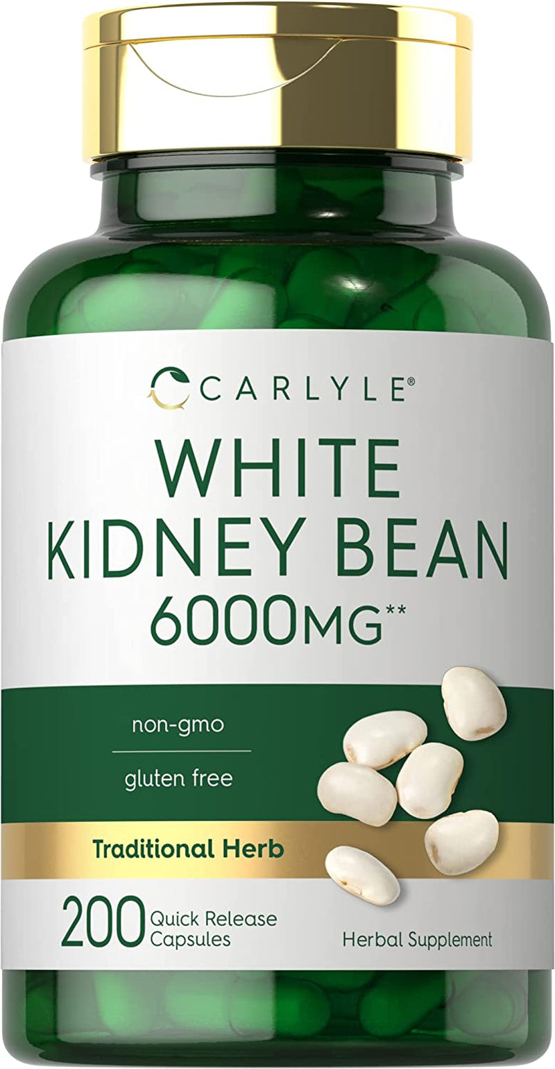 White Kidney Bean | 6000Mg | 200 Count | Non-Gmo & Gluten Free Extract