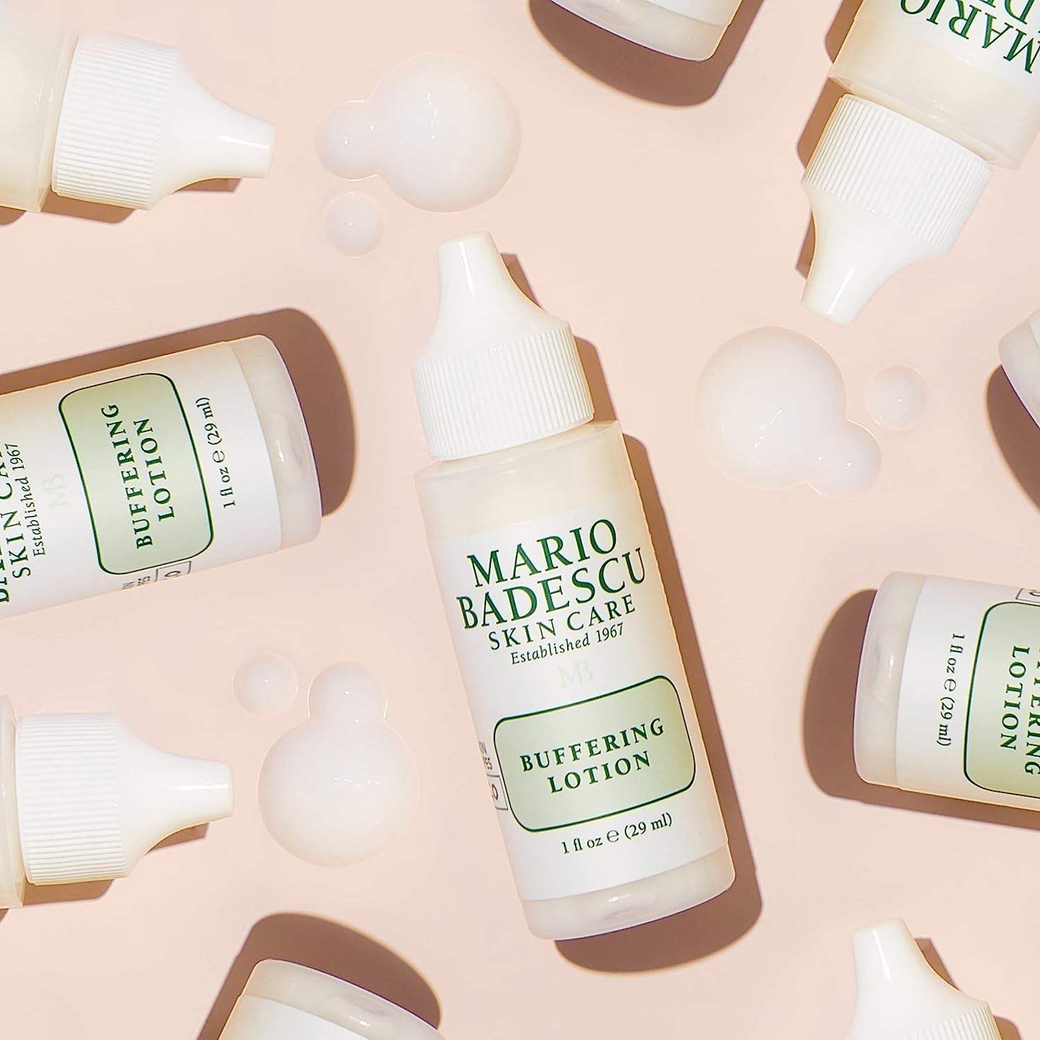 Mario Badescu Buffering Lotion Deep Blemish Solution Spot Treatment for Face with Potent Zinc Oxide, Niacinamide and B Vitamins Overnight Treatment Serum That Targets Large Blemishes under the Skin