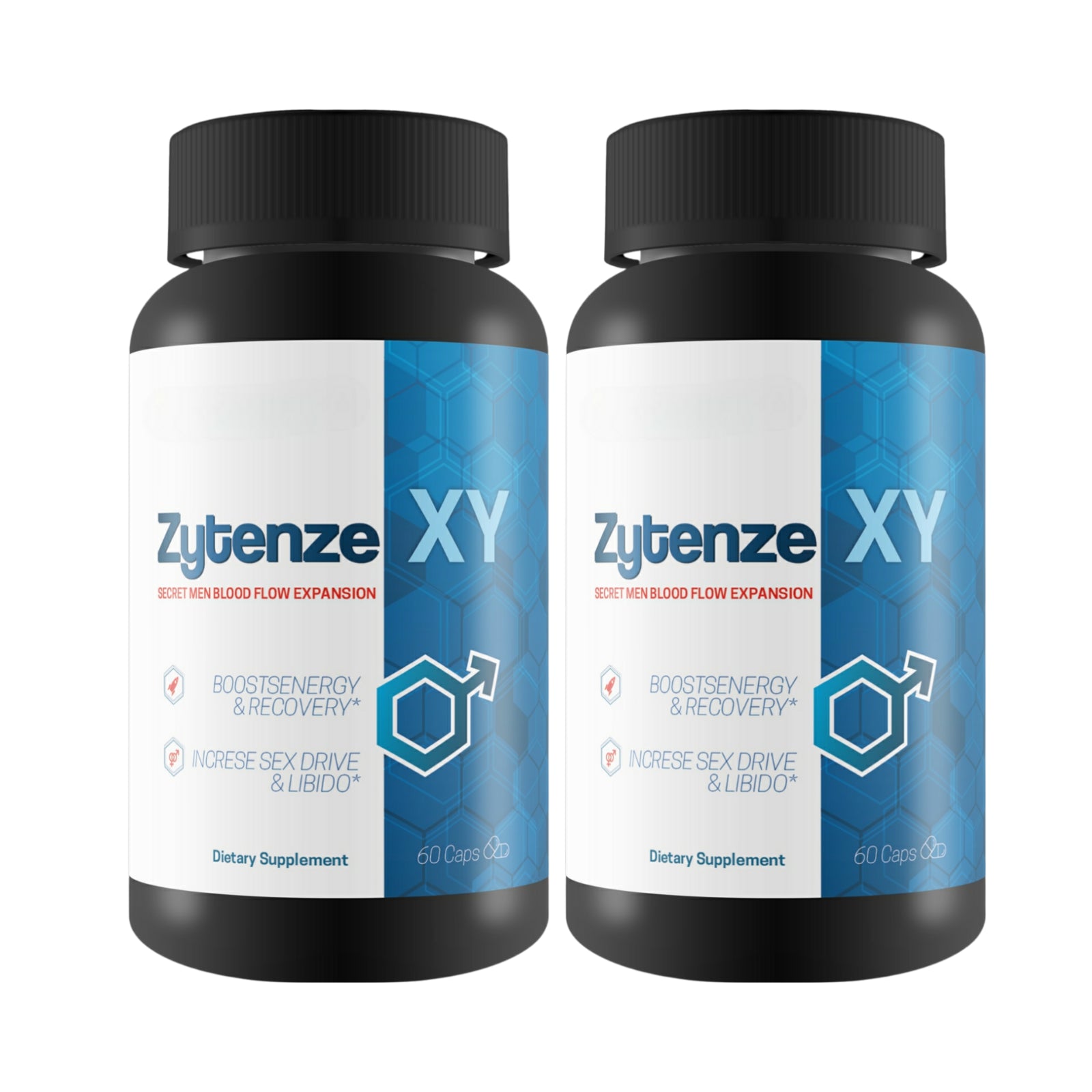 2-Pack Zytenze XY - Male Expansion & Testosterone Booster Formula - 120 Capsules