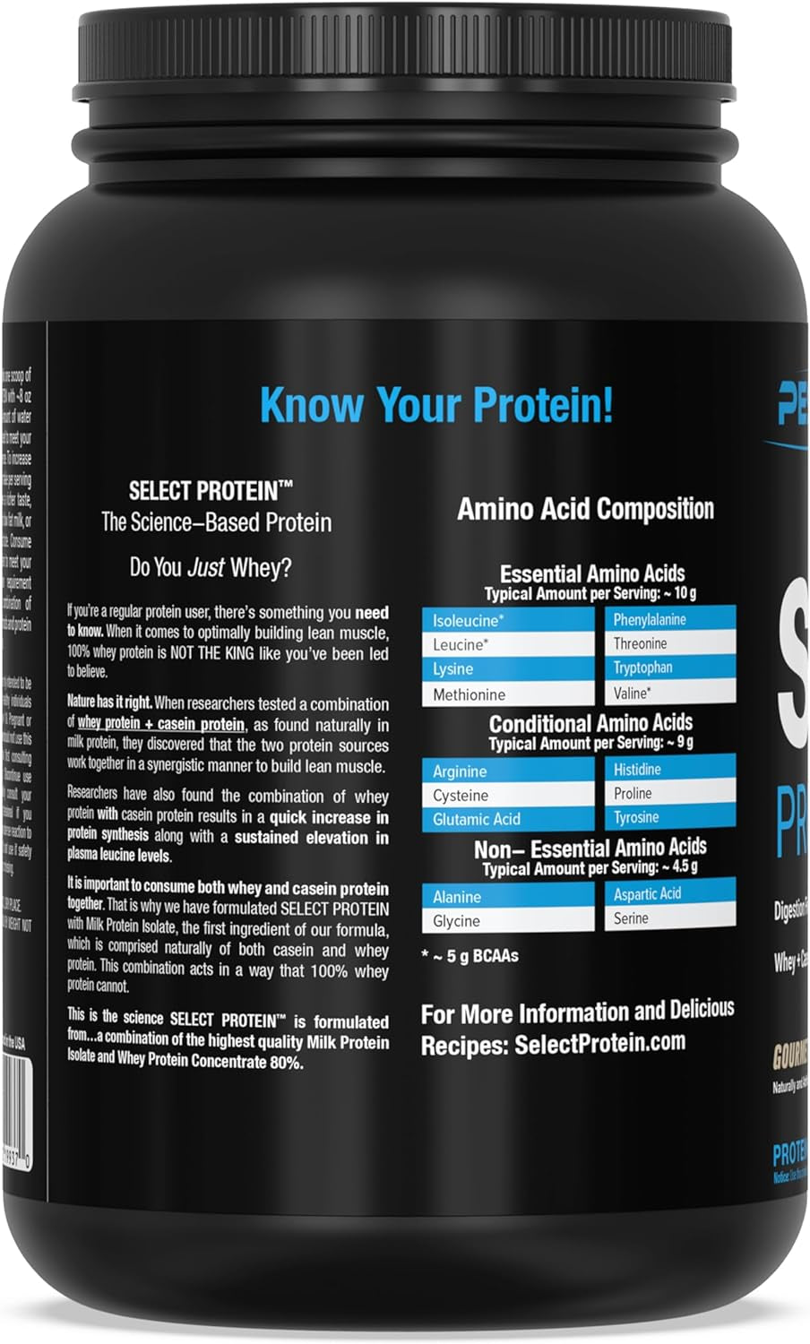 Pescience Select Protein, Cookies and Cream, 27 Serving, Premium Whey and Casein Blend