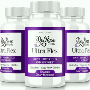 (3 Pack) Derose Health Ultra Flex Joint Pills to Relieve Joint Stiffness & Pain