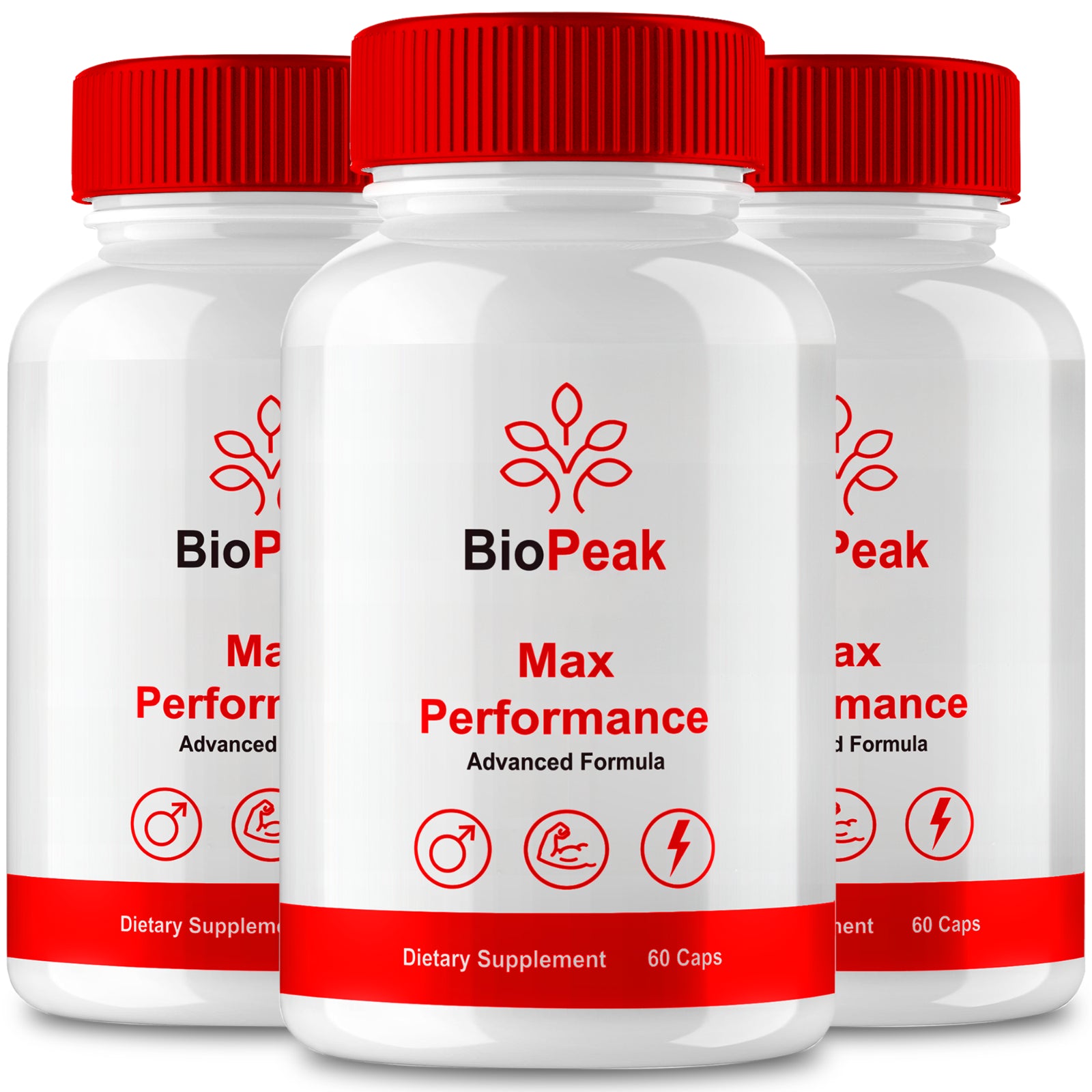 (3 Pack) Biopeak Capsules HGW Men Supplement Extra Strength (180 Capsules)