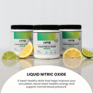 Liquid Nitric Oxide Blood Pressure Support Drink - Blood Circulation/Heart Heatlh - 5,000 MG Powder - Nitric Oxide Naturally Flavored Drink - Amino Energy (Lemon Lime)