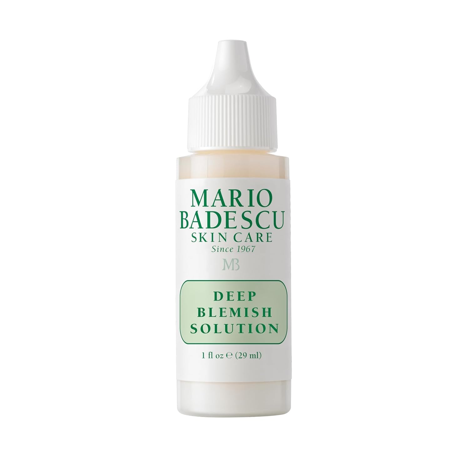 Mario Badescu Buffering Lotion Deep Blemish Solution Spot Treatment for Face with Potent Zinc Oxide, Niacinamide and B Vitamins Overnight Treatment Serum That Targets Large Blemishes under the Skin