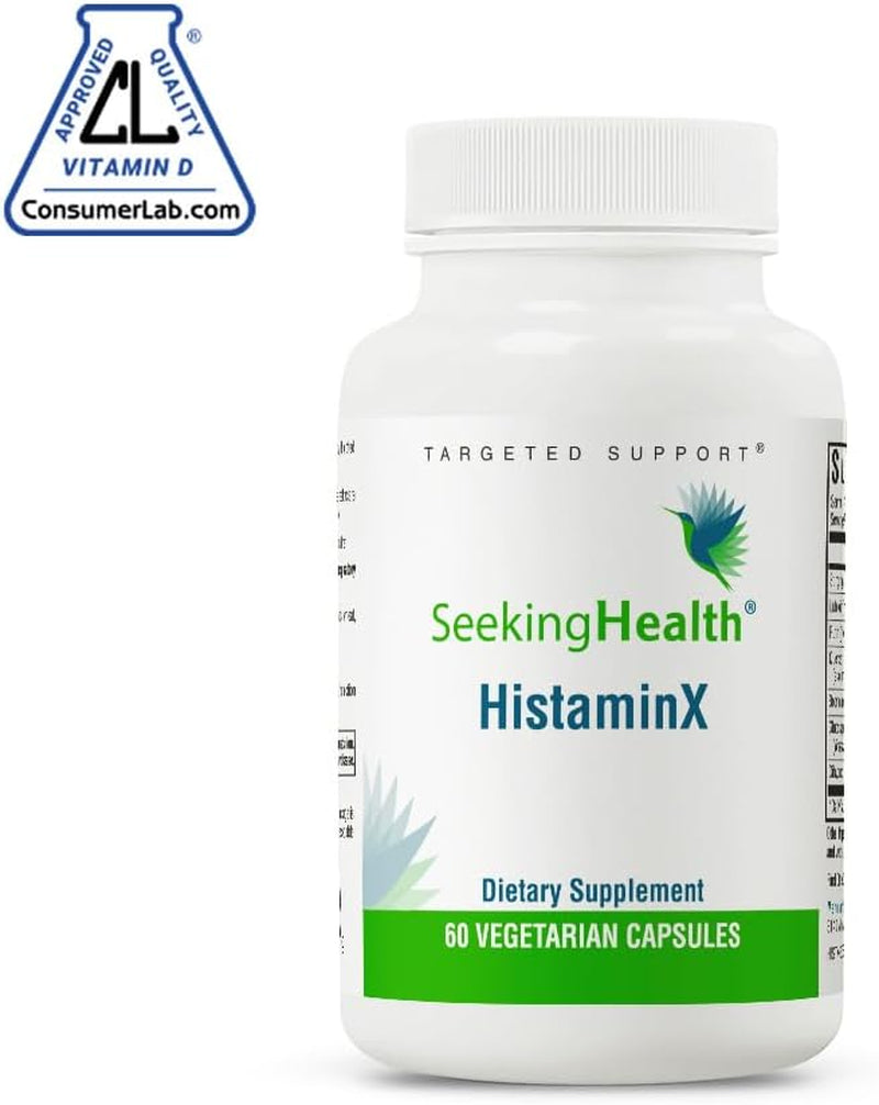 Seeking Health Histaminx - Supplement with Bromelain & Flavonoids - Formula Aids Healthy Swelling Responses & Seasonal Comfort - Support Immune System with Antioxidants - 60 Capsules