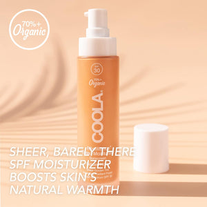 COOLA Organic Rosilliance BB Cream with SPF 30, Tinted Moisturizer Sunscreen & Foundation, Dermatologist Tested, 1.5 Fl Oz