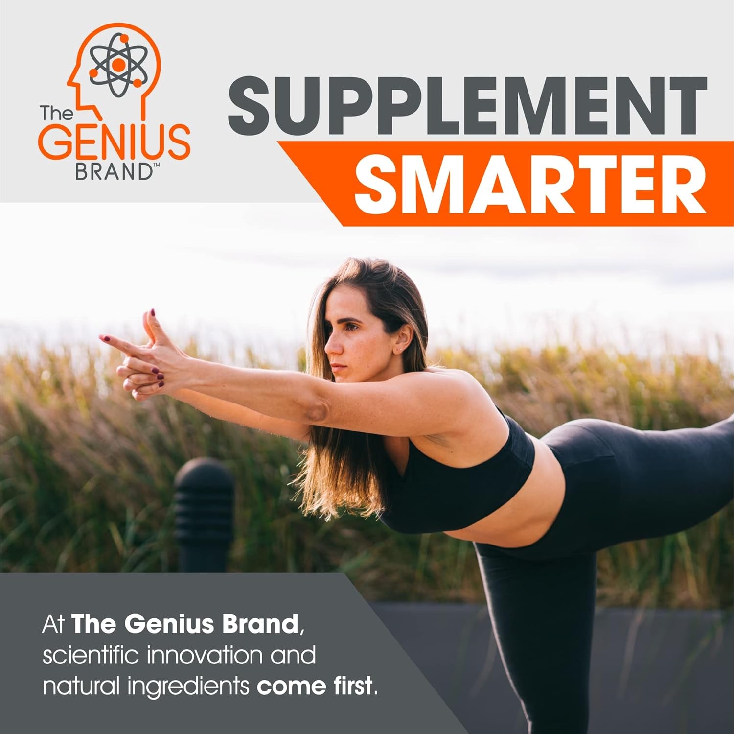 Genius Joy, Nootropic Mood Enhancer Supplement - Support Cognitive Health, Enhance Mood & Neural Function with Brain Boosting L-Theanine, Panax Ginseng & Sam-E - Organic, Non-Gmo, & Gluten-Free