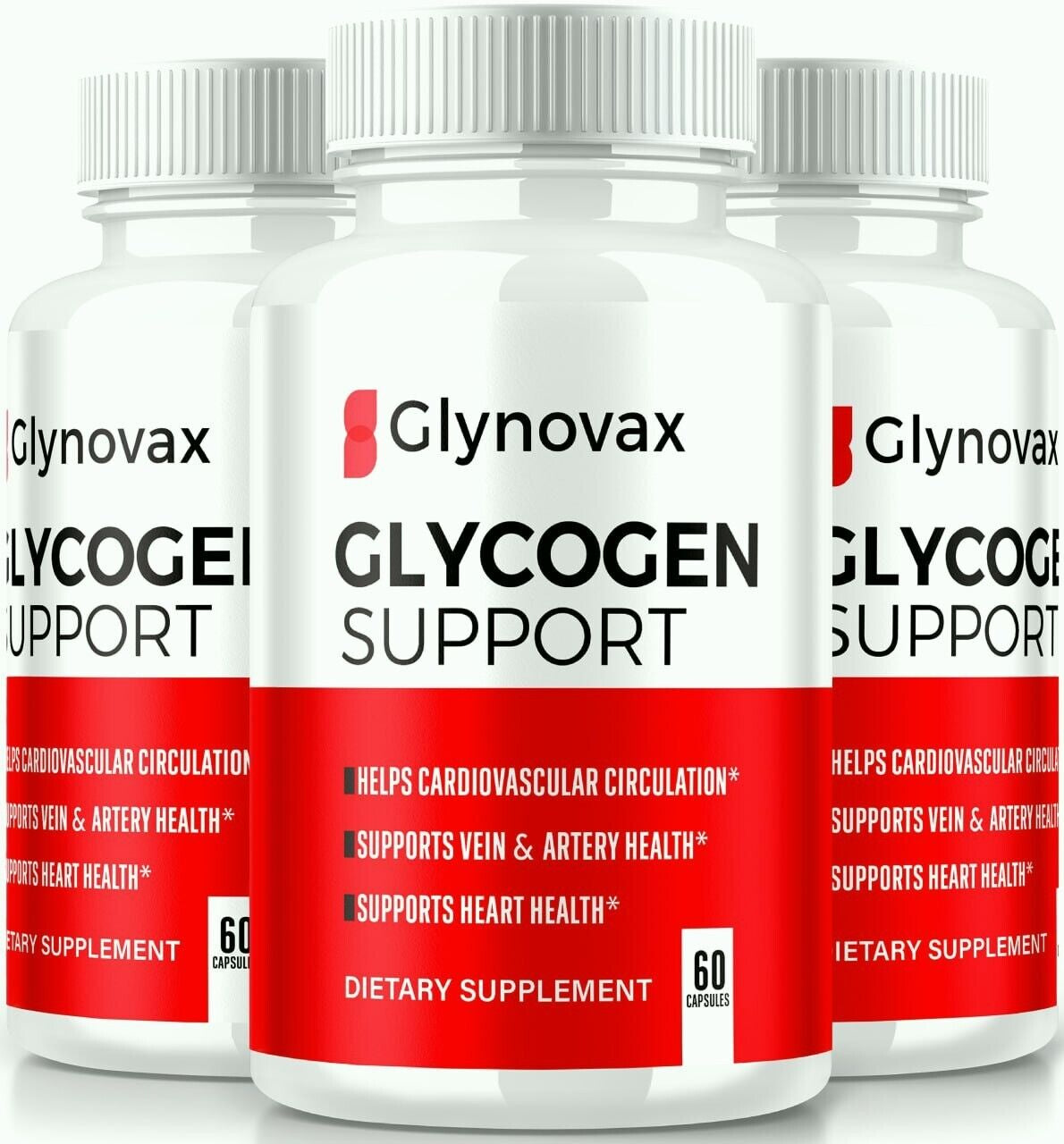 (3 Pack) Glycovax Blood Sugar Support Pills, Glynovax Advanced Glycogen Formula