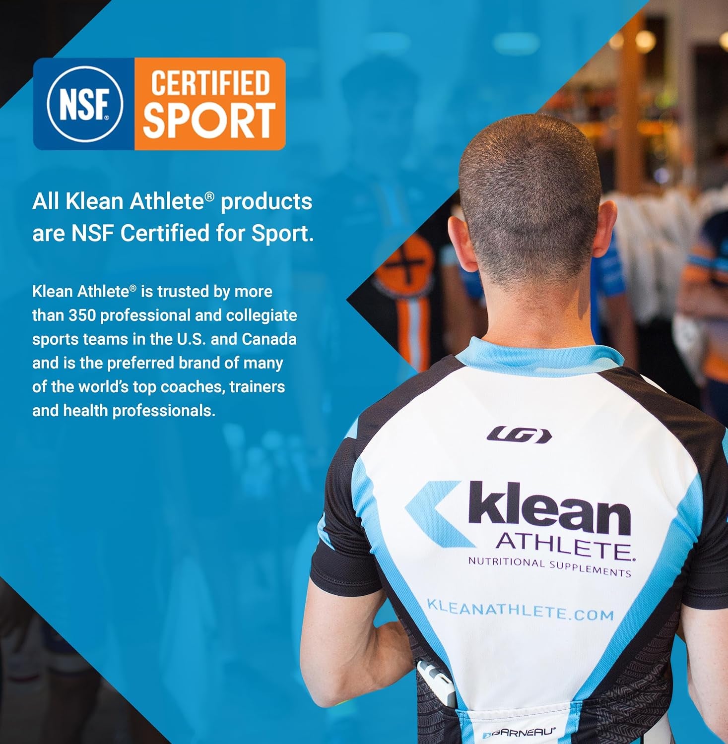 Klean ATHLETE Klean Zinc | Support for Immune System Function | NSF Certified for Sport | 100 Chewable Tablets | Natural Orange Flavor