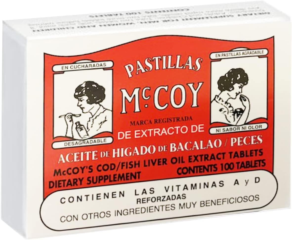 Mccoy Cod/Fish Liver Oil Extract Tablets 40 – SuppsWorld